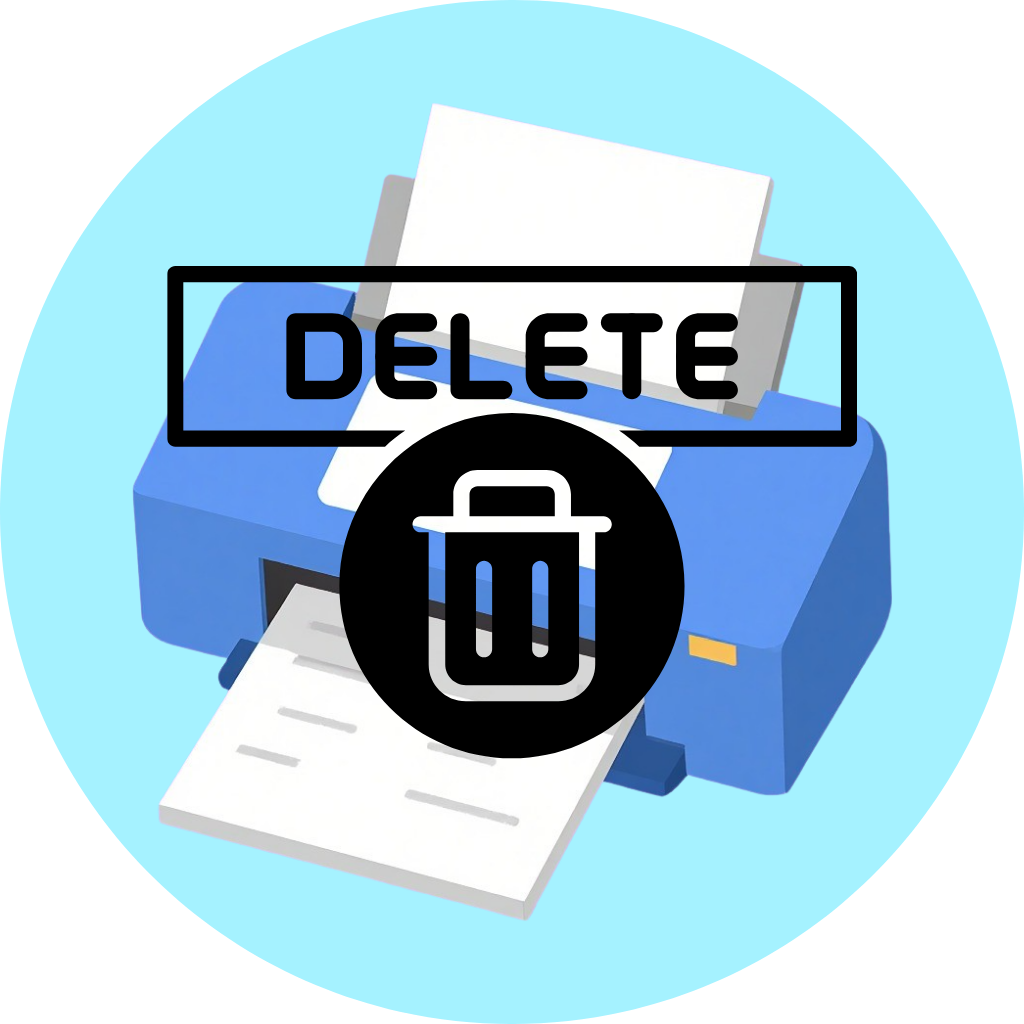 Printed once. Never stored