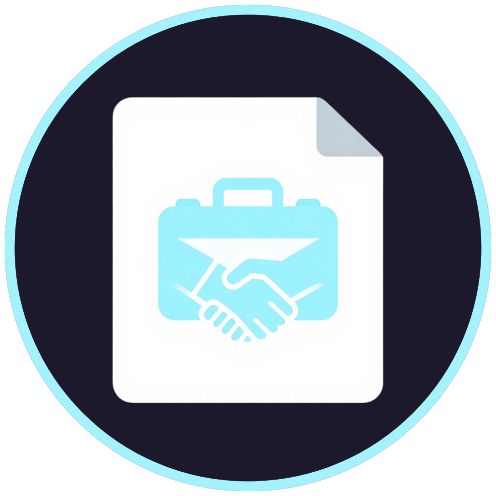 Contracts, invoices and business correspondence