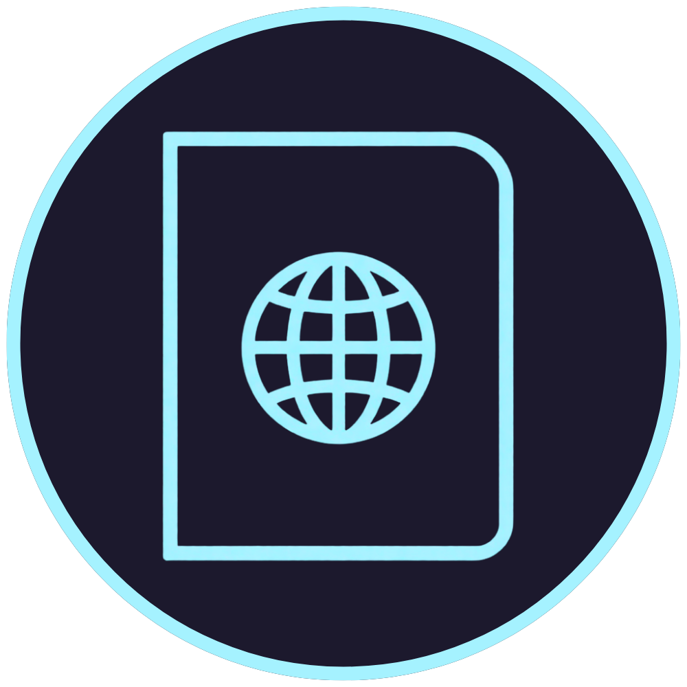 Immigration paperwork and international documents